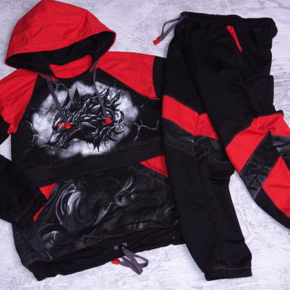 Stoere wolf set brynn hoody en bunny sweat joggers maat 158 (14 jaar ) - Afbeelding 2