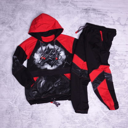 Stoere wolf set brynn hoody en bunny sweat joggers maat 158 (14 jaar )