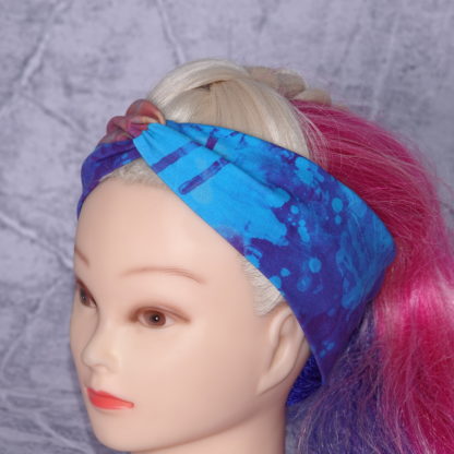 blue orange haarband maat 54cm